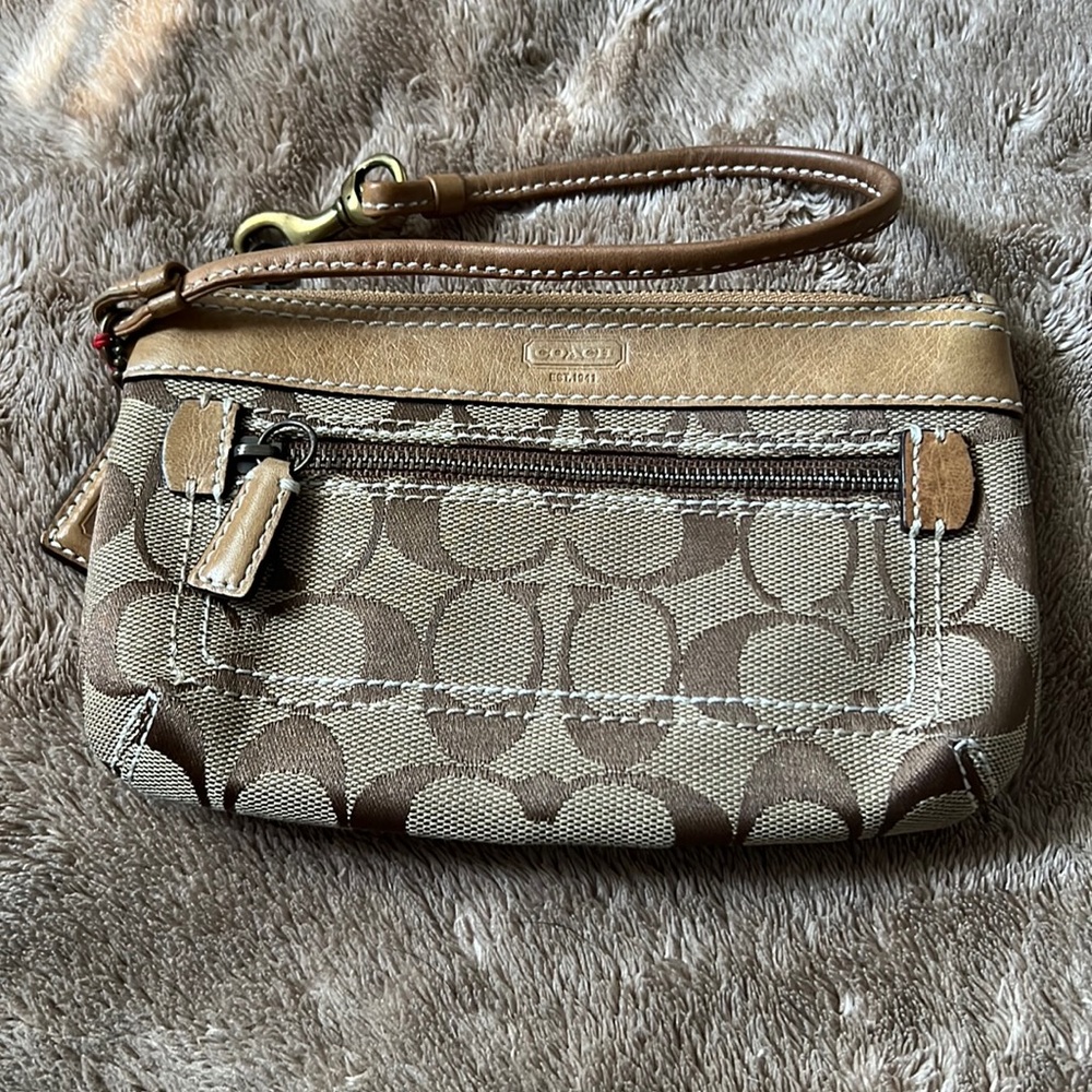 Small Coach Wristlet